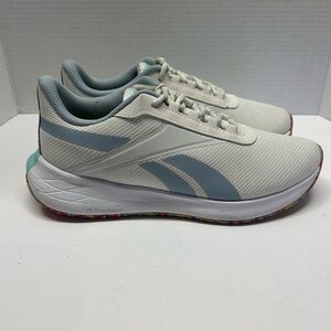Reebok Energen Plus Women's Size 9.5 White Blue Running‎ Shoe Worn 2 Times